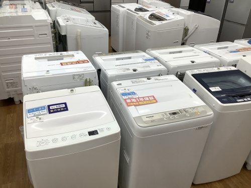 生活家電の洗濯機