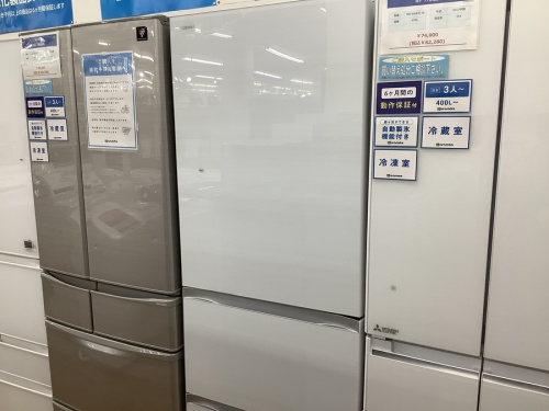 生活家電の冷蔵庫
