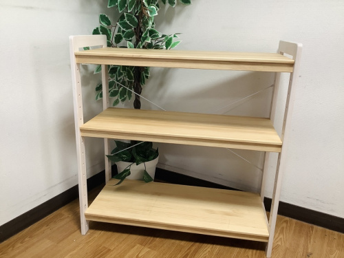 3段ラックの収納家具中古