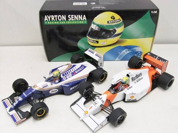 音速の貴公子アイルトン・セナ搭乗F-1カー1/18スケール買取入荷【大和