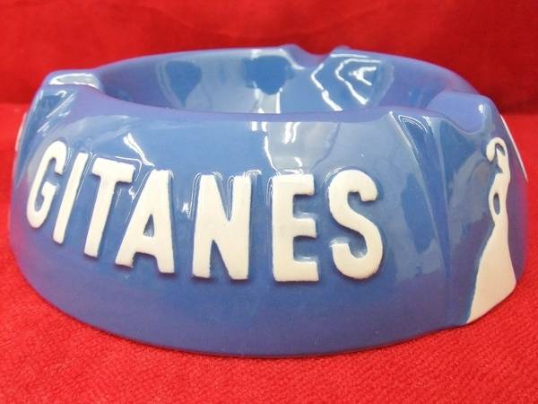 GITANES ジタン 灰皿　アッシュトレイ　フレンチ　ビンテージ フランスアンティークGITANES(ジタン)灰皿買取入荷致しました！【大和