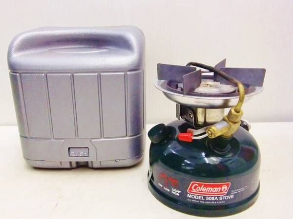 コールマン　508A シングルバーナー　ストーブ　1994年11月製 Coleman｢508A｣1994年11月製シングルバーナーストーブ買取入荷です