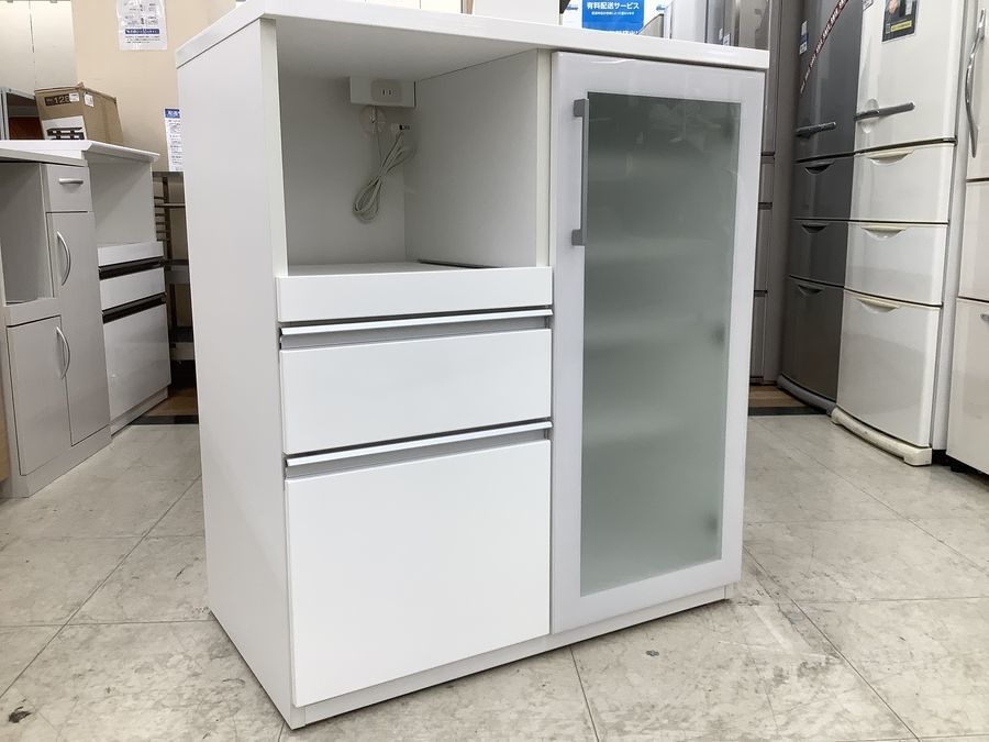 120 家具・インテリア ニトリ キッチンカウンター Nポスティア 90 ホワイト