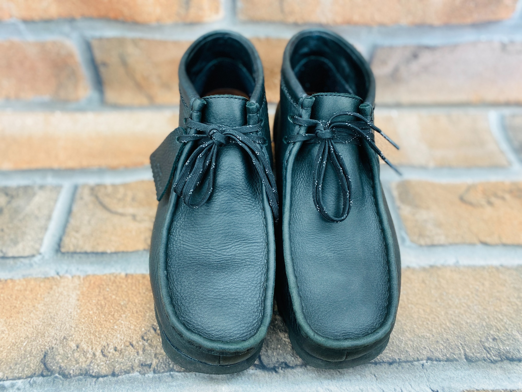 新品Clarks ワラビーブラック 25.5cm UK7h