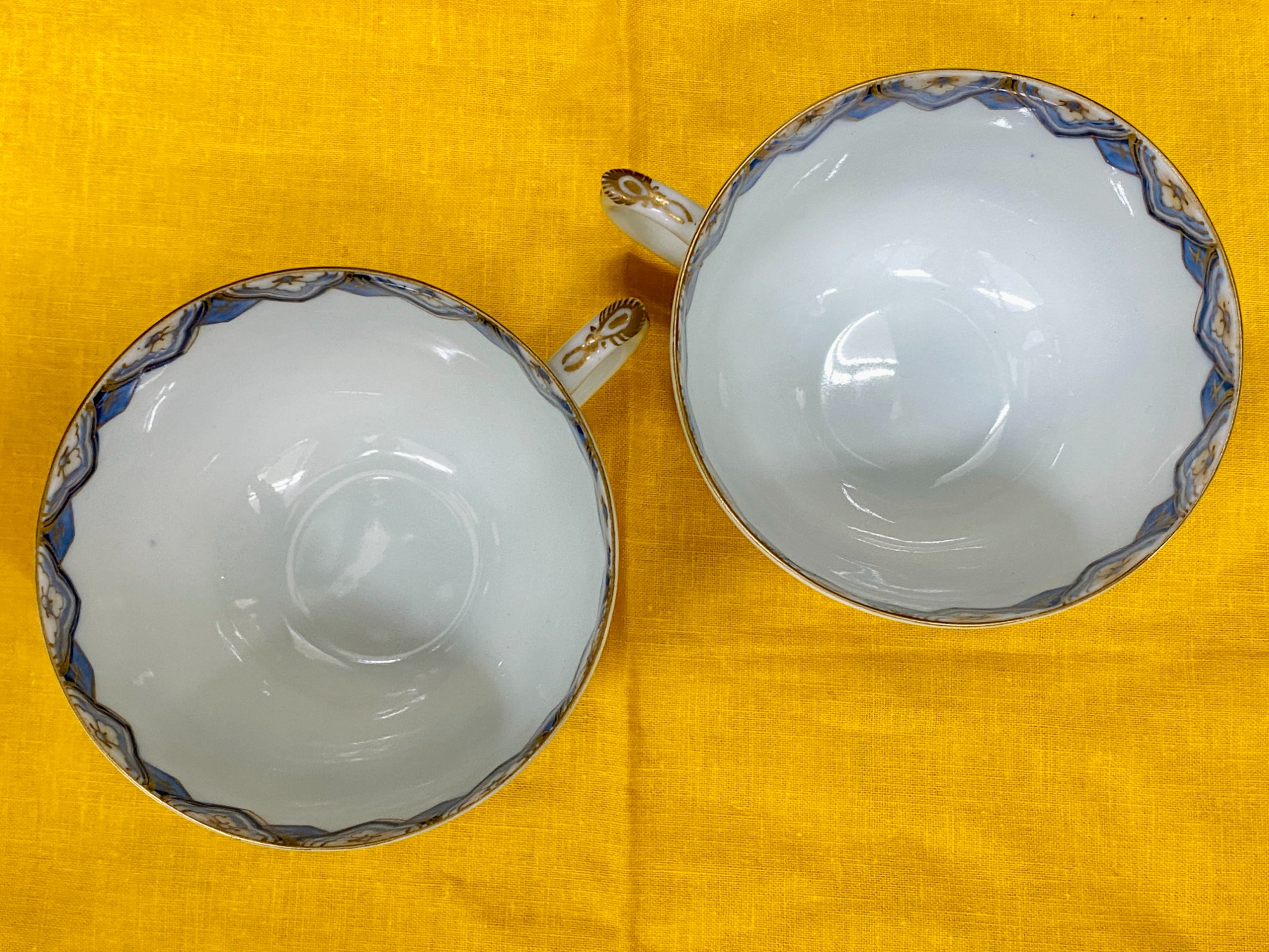 深川製磁 (フカガワセイジ) 鍋島花兎 ティーカップ 2Pセット 買取入荷