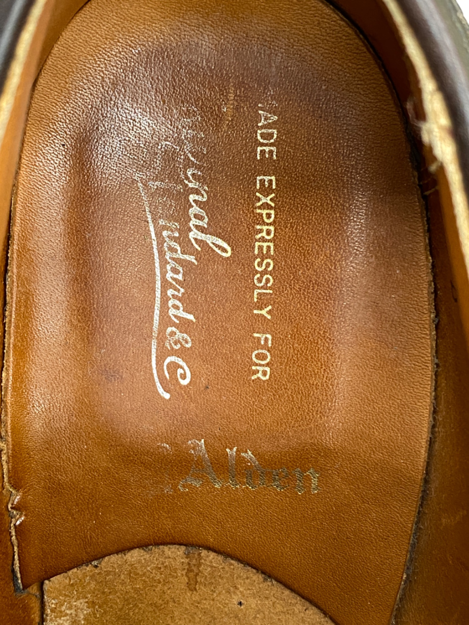 ALDEN(オールデン)ジャーナルスタンダード別注ウィングチップシューズ