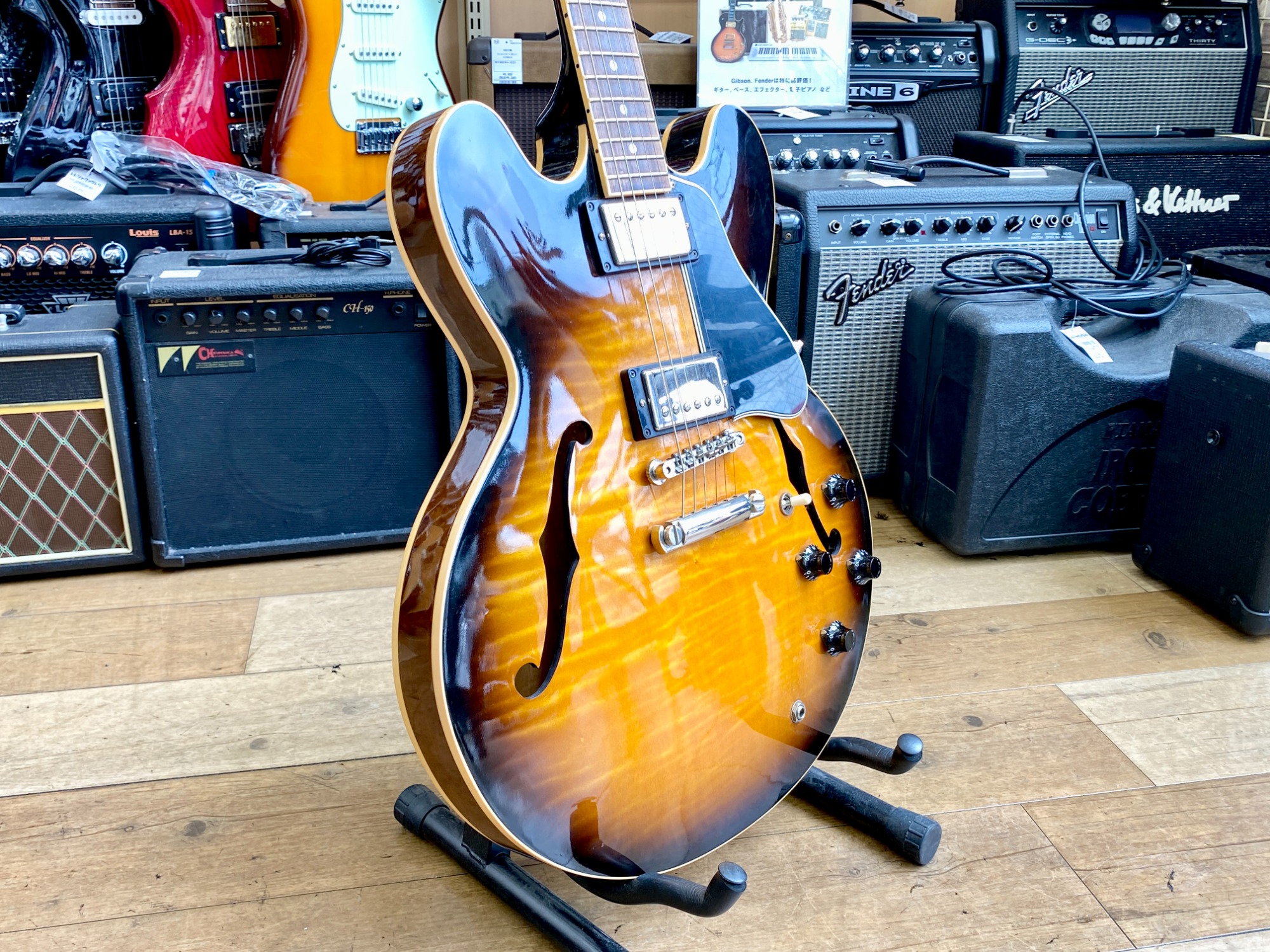 GIBSON (ギブソン) エレキギター ES-335 Figured DOT 2001 が買取入荷