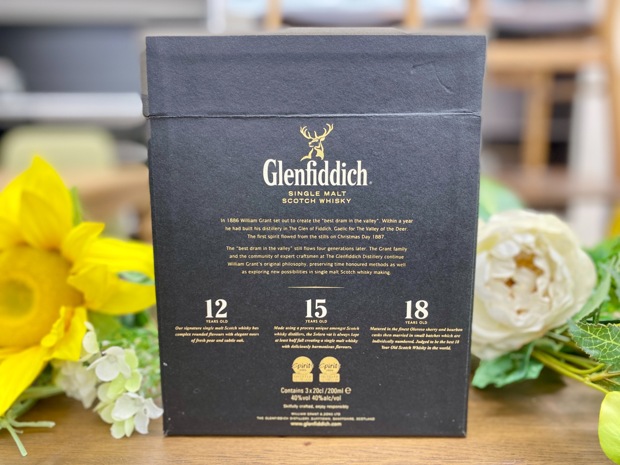 Glenfiddich (グレンフィディック) スコッチウィスキー200ml×3 が買取