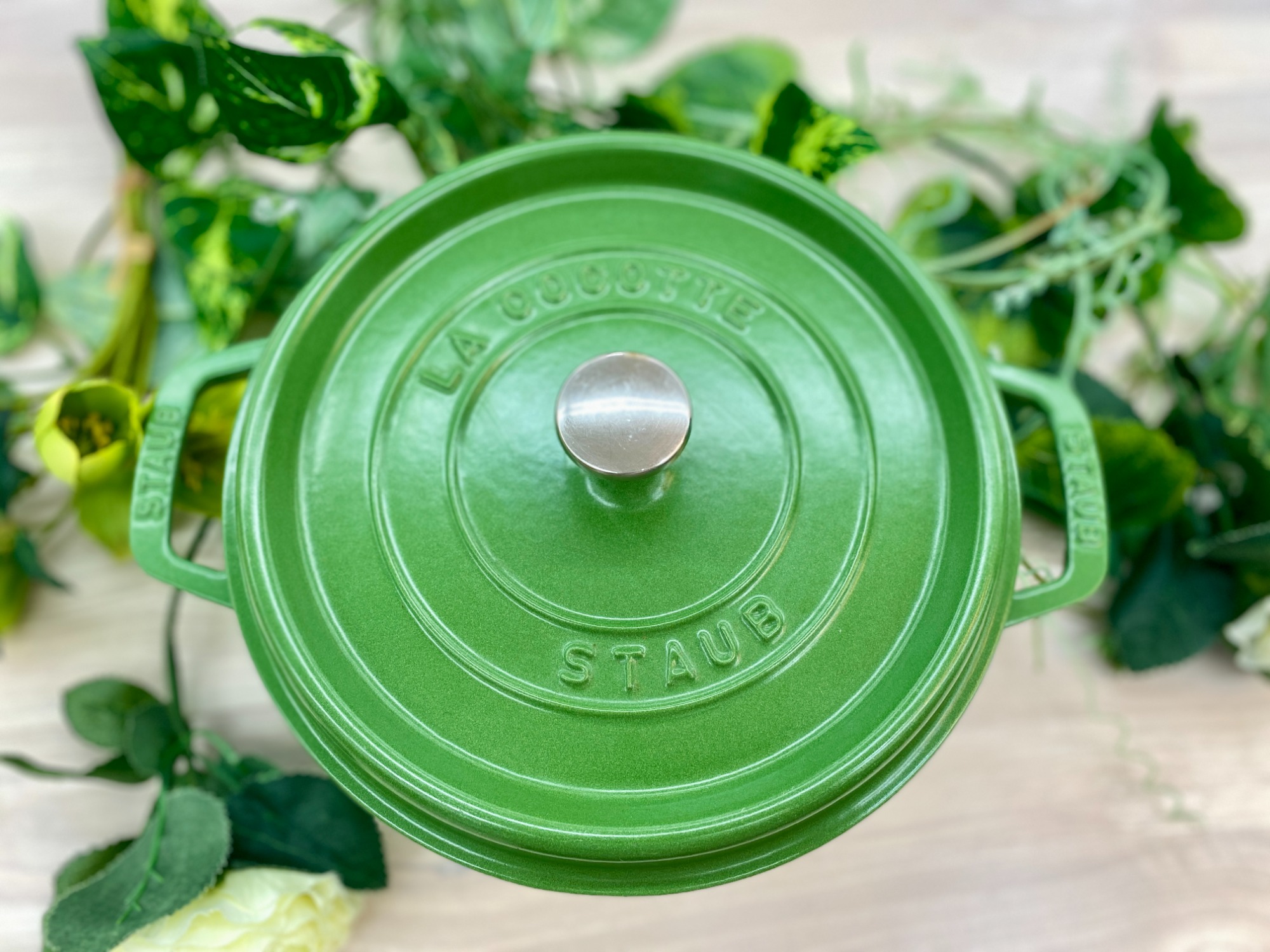 ストウブピコココット10cmオリーブロブションココ10グリーン