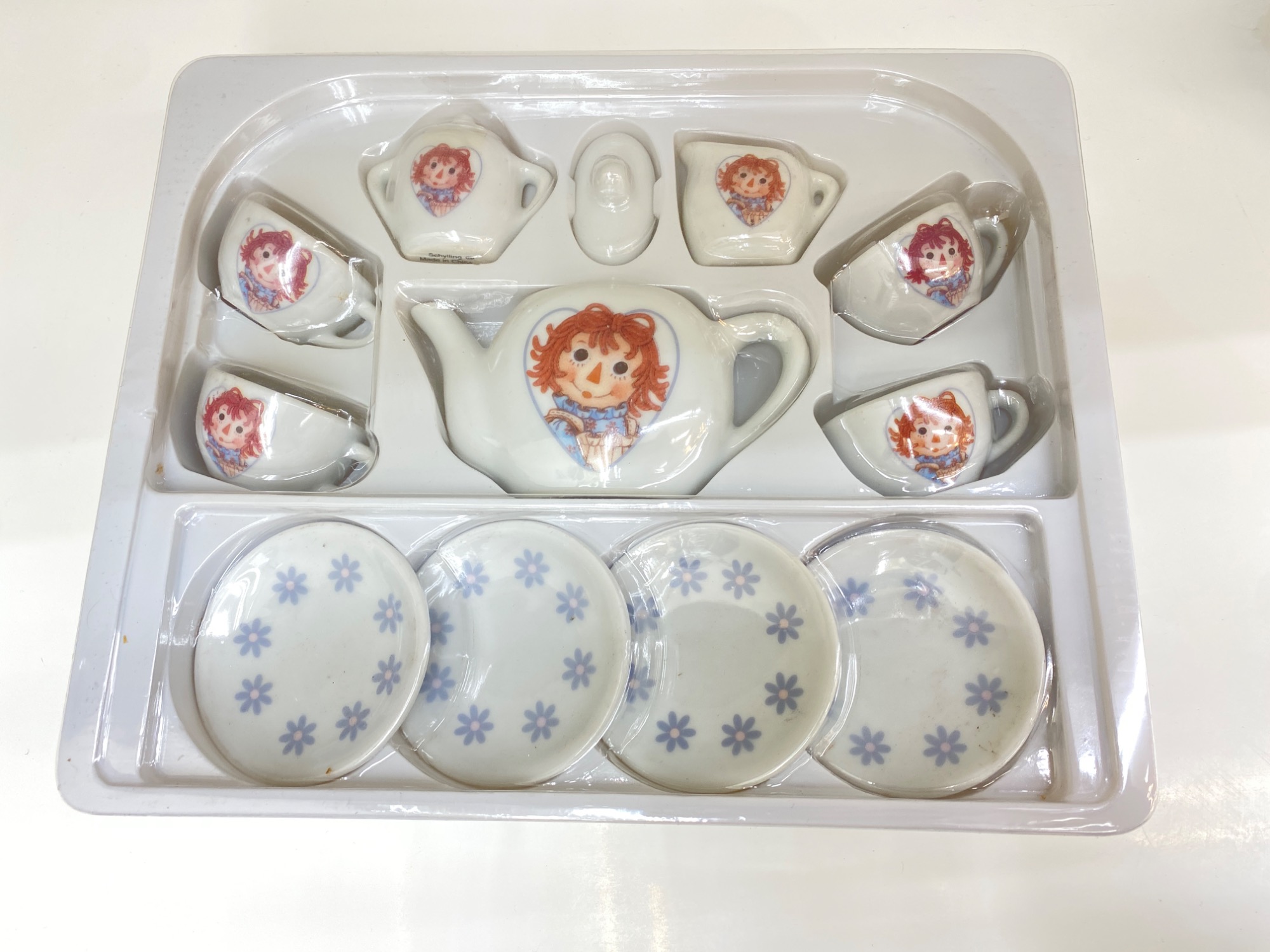 Raggedy Ann&Andy(ラガディ― アン&アンディ )ミニチュア食器セット が