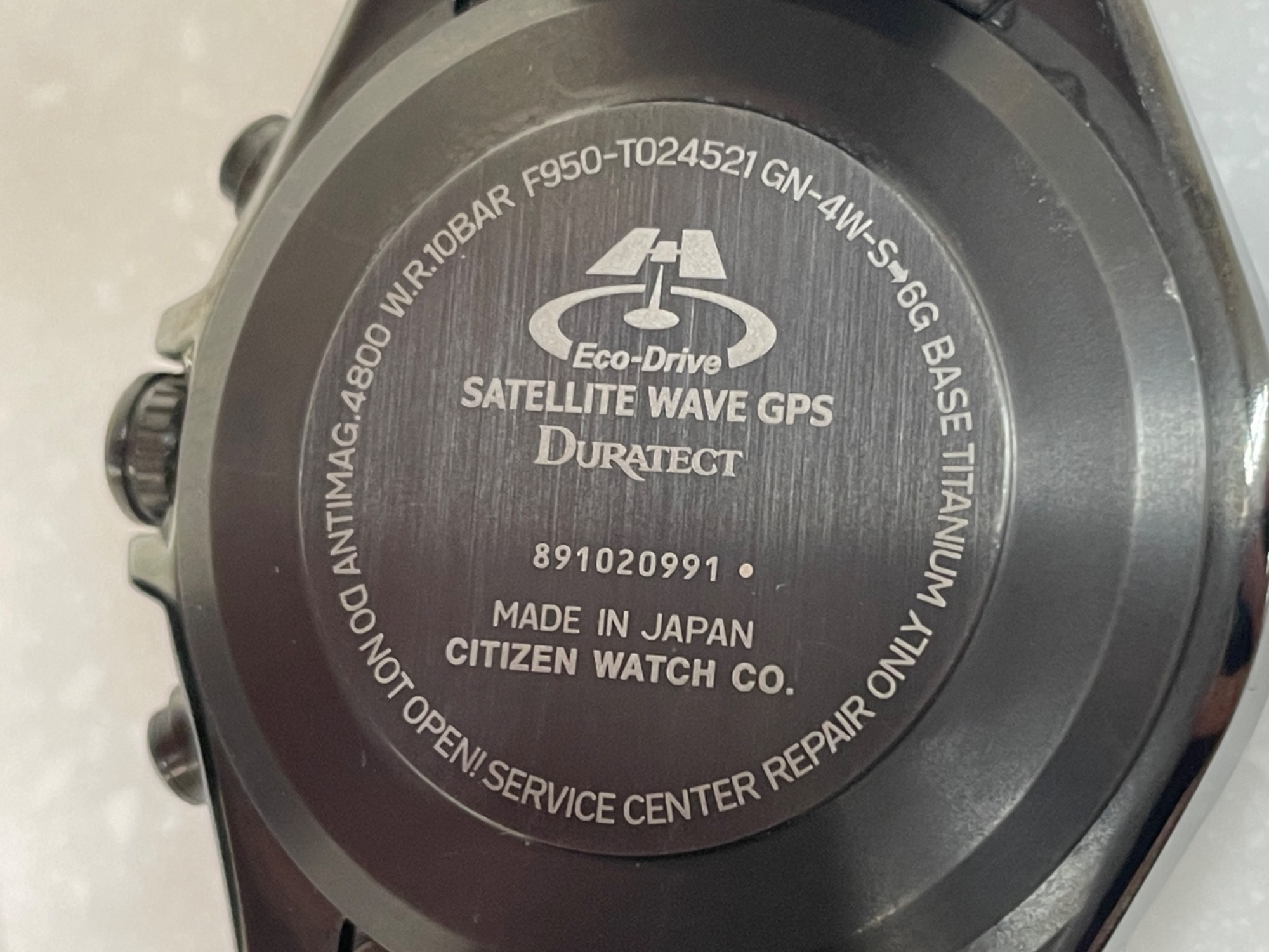 CITIZEN(シチズン) エコドライブGPS『F950-T024521』が買取入荷致し