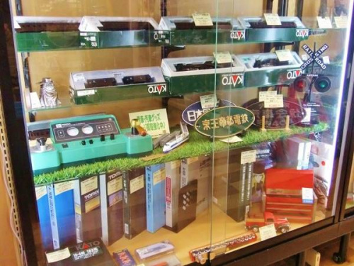 電車の鉄道模型