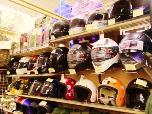 ヘルメットのarai