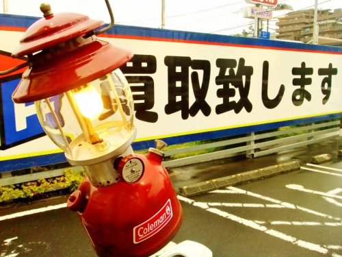 スポーツ・アウトドアのガソリンランタン