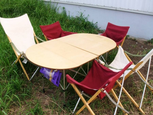 キャンプ用品のアウトドアチェア