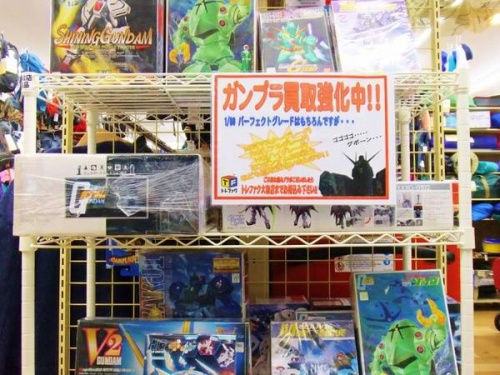 ガンダムのプラモデル