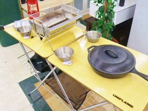 アウトドアのキャンプ用品