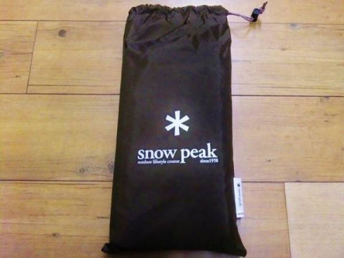 テントのsnow peak(スノーピーク)