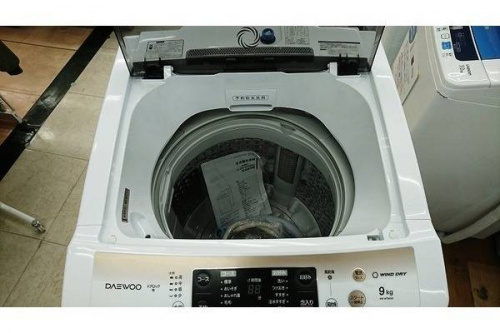 洗濯機の未使用
