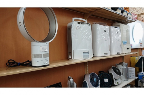 除湿器の扇風機　