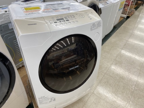 生活家電のドラム式洗濯機