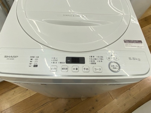 SHARP　中古の洗濯機　中古