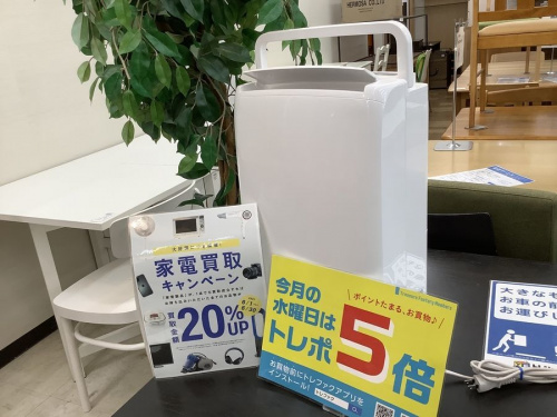 季節家電の除湿器
