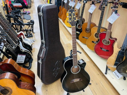中古楽器店のギター