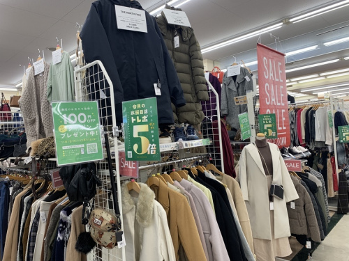 冬物衣類のブランド品