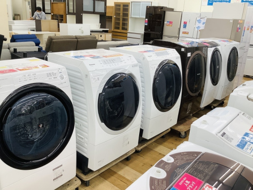 生活家電のドラム式洗濯機