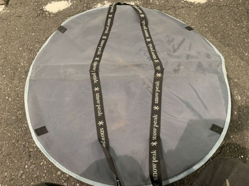 snow peakのワンアクションテーブル