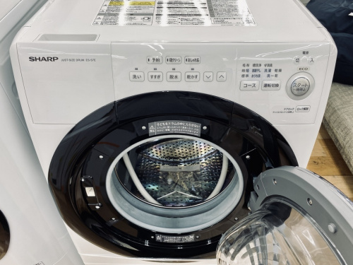シャープのドラム式洗濯機