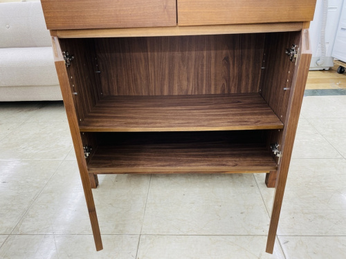 ハンガーラックのオーク材