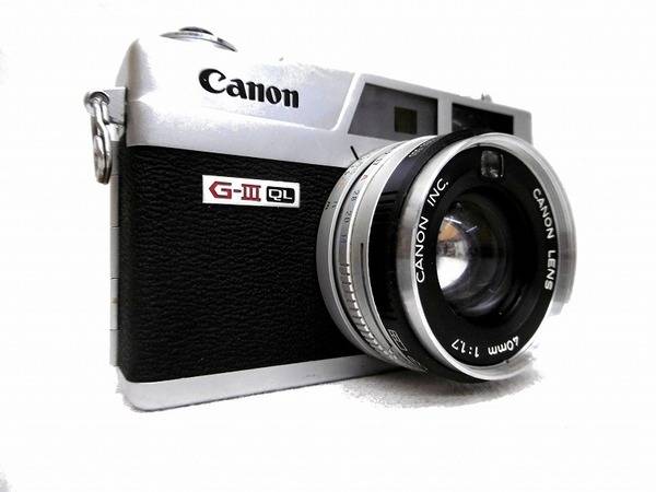 1972年発売、CANON(キャノン)のフィルムカメラ、Canonet QL-17 G-?が買取入荷！【摂津店】 [2018.11.13発行
