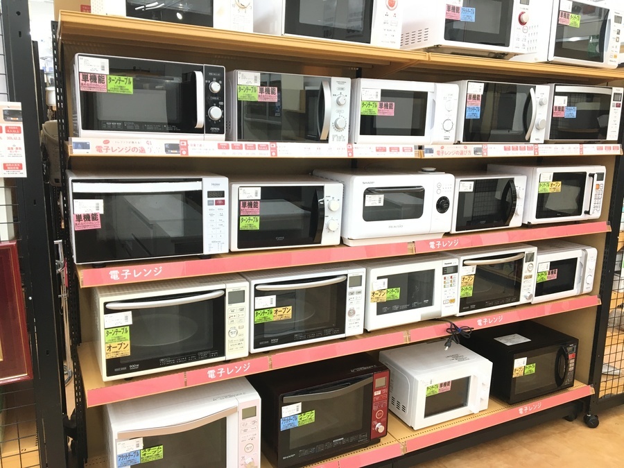 当店は電子レンジをたくさんご用意しております！！【摂津店
