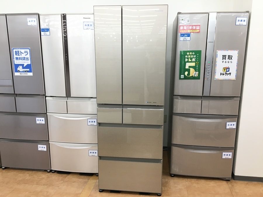 最近入荷したPanasonic（パナソニック）の6ドア冷蔵庫をご紹介