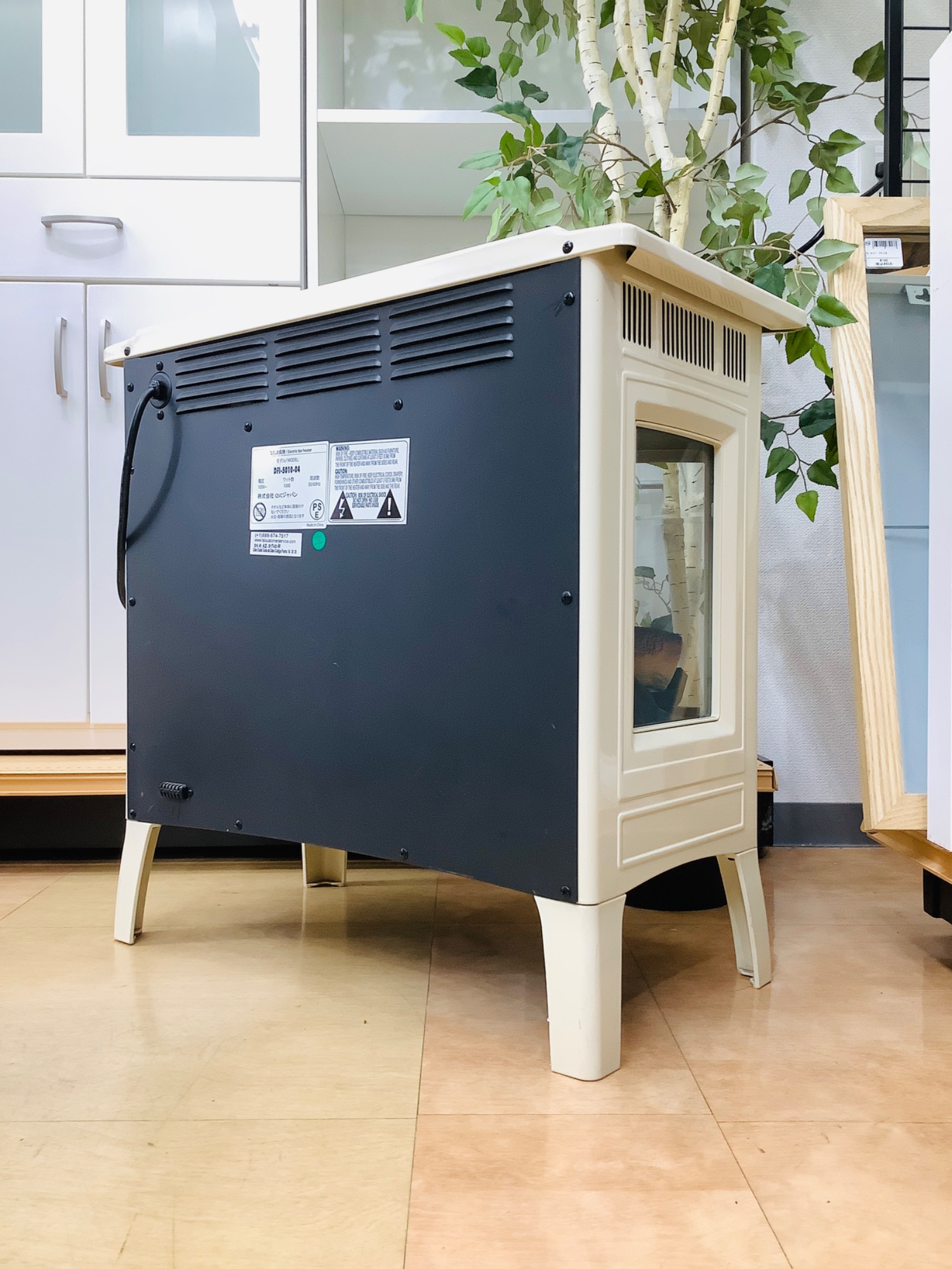 【美品】QVC POWER HEAT 電気温風機　DFI-5010-01 QVCジャパン 暖炉型電気温風機 2016年製