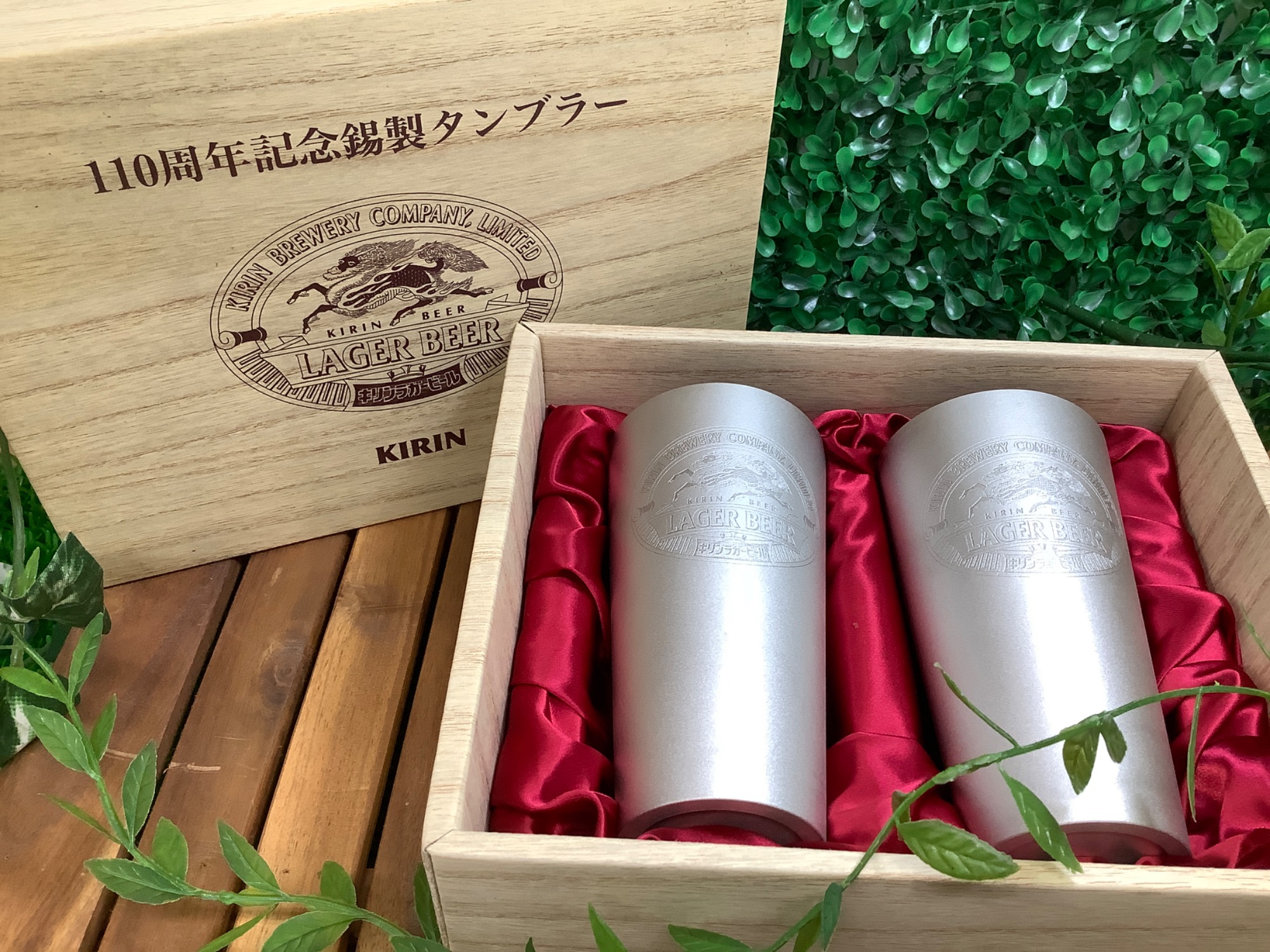 ③ KIRIN 希少品 キリンビール 麒麟 ブーツ型 タンブラー