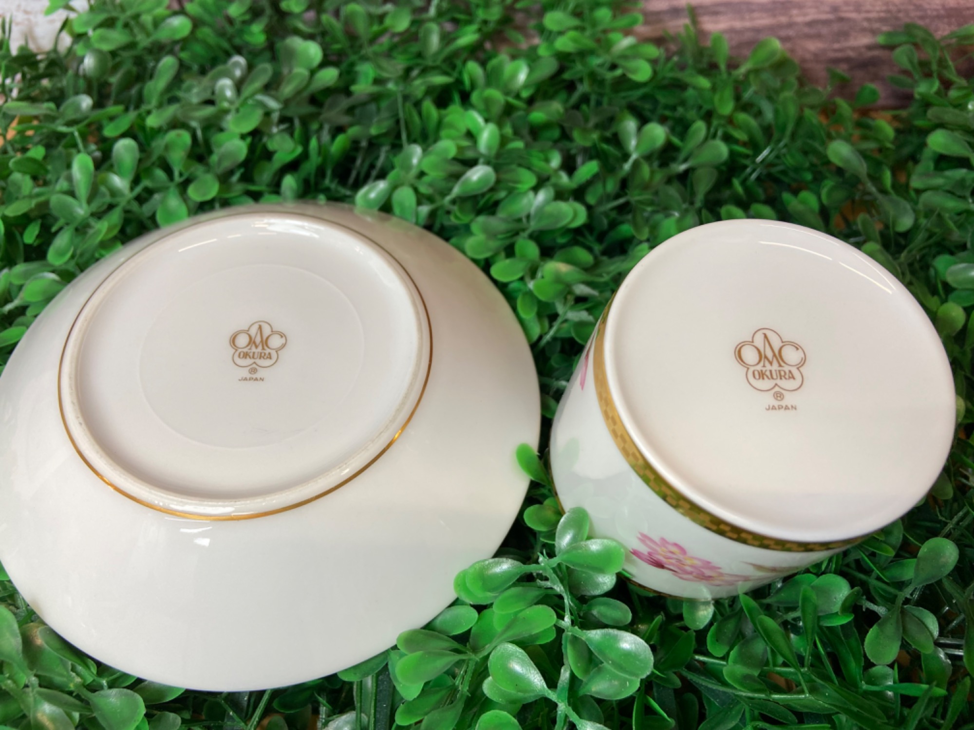 大倉陶園 歳時記シリーズのデミタスカップが入荷しました。【食器買取