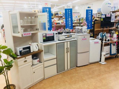 生活家電の冷蔵庫　洗濯機