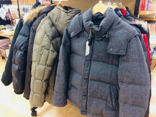 古着　大阪のダウンジャケット　買取　大阪