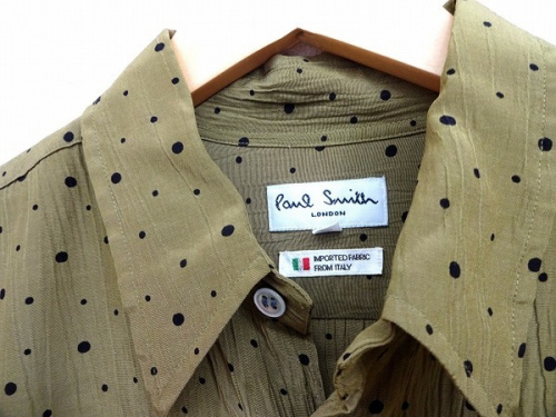 paul smith ドット柄　シャツ Paul Smithのドット柄シャツが買取入荷！ 【摂津店】｜2019年04