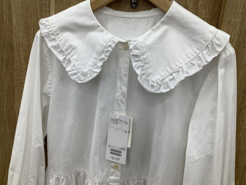 ワンピースのシャツワンピース