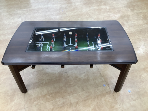 テーブルサッカーのコーヒーテーブル