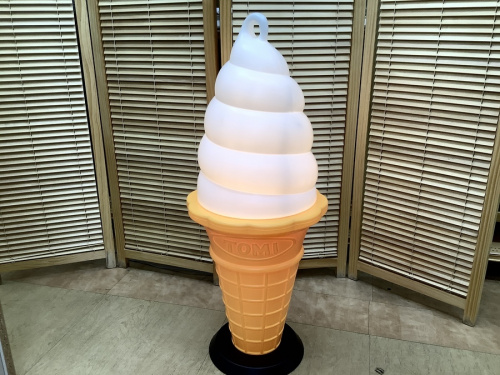 置物のソフトクリーム