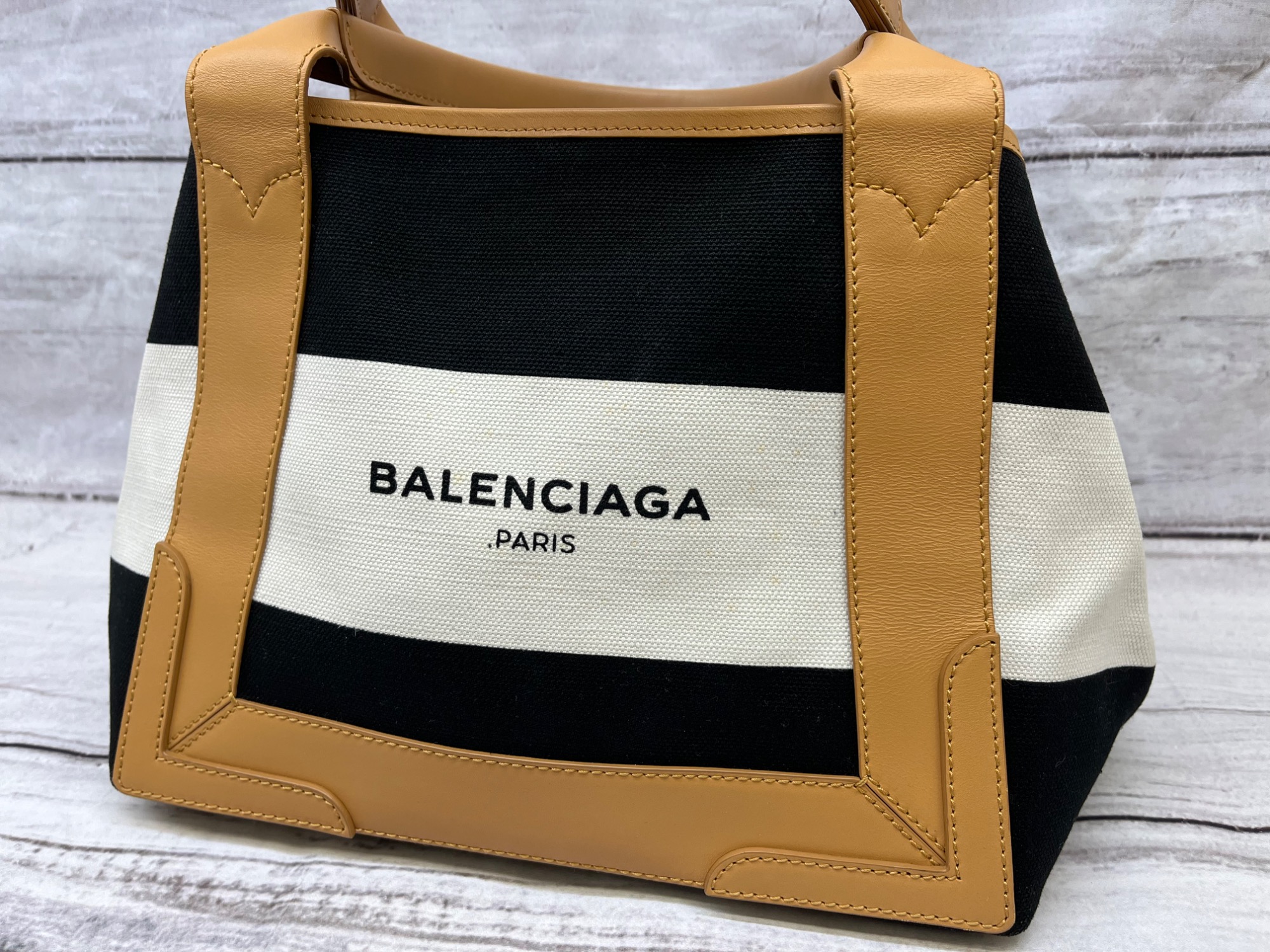 【美品】バレンシアガ　トートバッグ　正規／免税店購入／あんしん鑑定 美品】バレンシアガ トートバッグ 正規／免税店購入／あんしん鑑定