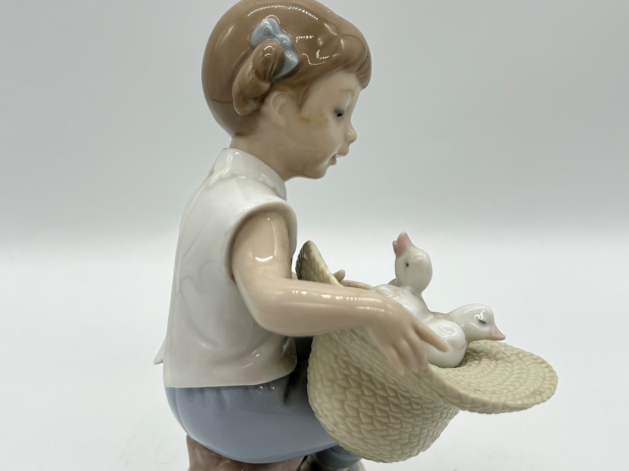 LLADRO リヤドロ 【アヒルとおしゃべり】 陶器人形 置物