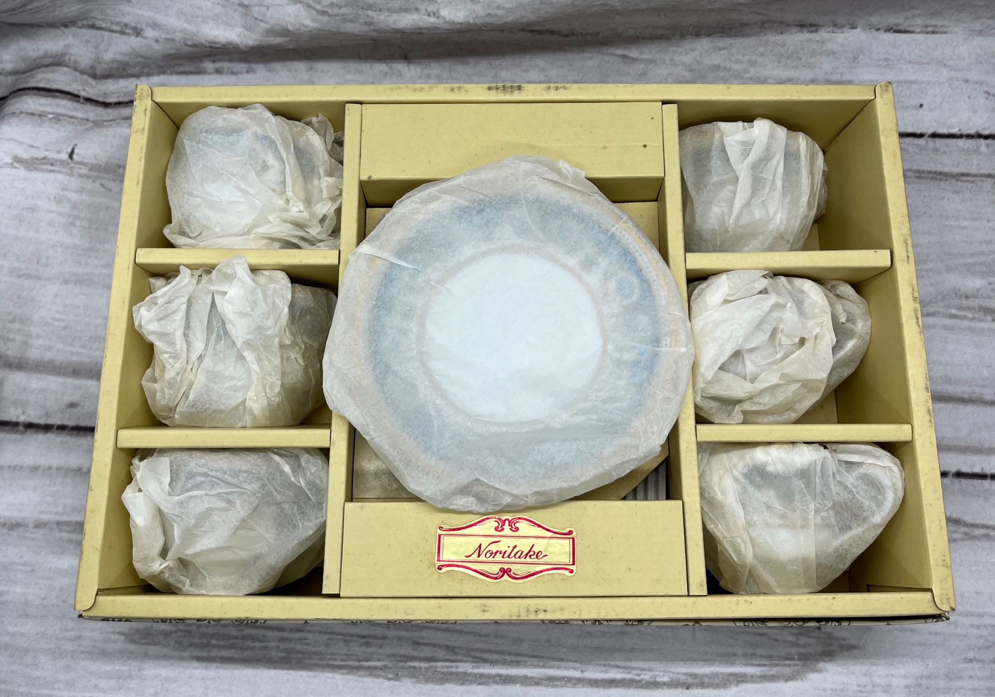 Noritake/ノリタケ】デミタスカップ&ソーサー ポロネーズ 6Pセット の