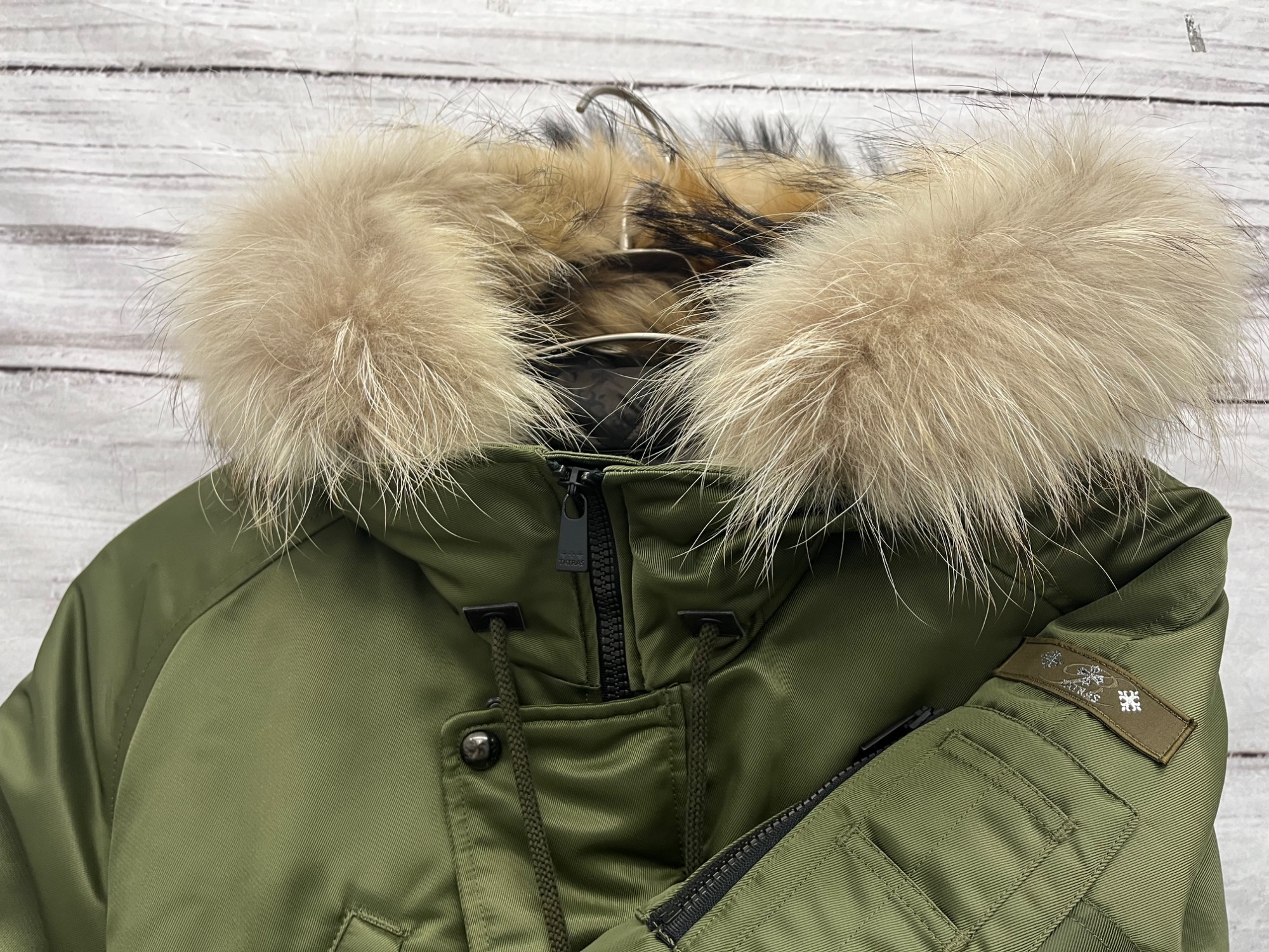 TATRAS/タトラス】メンズ ダウンミリタリーブルゾン オリーブ