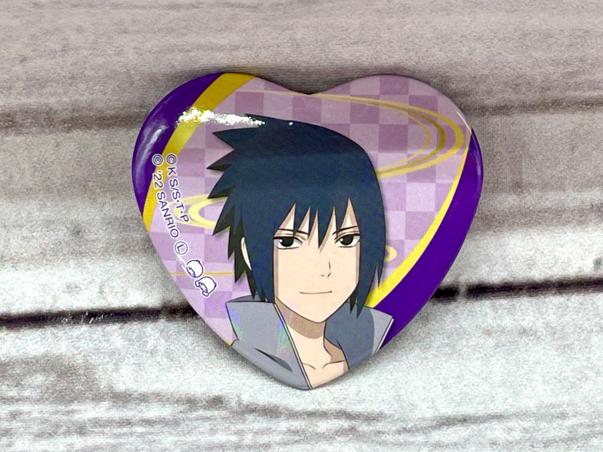 NARUTO＆Sanrio/ナルト＆サンリオ】ホロバッチ サクラ・サスケ のご